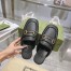 Gucci Women's Loafer Slippers in Black Leather with Horsebit