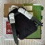 Gucci Men's Backpack in Black GG Rubber-effect Leather