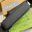 Gucci Crossbody Bag in Black GG Rubber-effect Leather