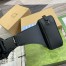 Gucci Belt Bag in Black GG Rubber-effect Leather