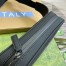 Gucci Belt Bag in Black GG Rubber-effect Leather