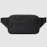 Gucci Belt Bag in Black GG Rubber-effect Leather