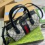 Gucci Ophidia GG Mini Top Handle Bag in Blue Supreme Canvas
