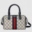 Gucci Ophidia GG Mini Top Handle Bag in Blue Supreme Canvas