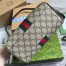 Gucci Ophidia GG Mini Top Handle Bag in Beige GG Canvas