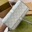 Gucci Ophidia GG Mini Top Handle Bag in Dusty Blue Supreme Canvas
