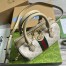 Gucci Ophidia GG Mini Top Handle Bag in White GG Canvas