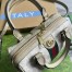 Gucci Ophidia GG Mini Top Handle Bag in White GG Canvas