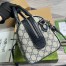 Gucci Ophidia GG Small Top Handle Bag in Blue GG Canvas