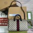 Gucci Ophidia GG Medium Top Handle Bag in Blue GG Canvas