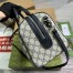 Gucci Ophidia GG Medium Top Handle Bag in Blue GG Canvas
