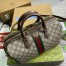 Gucci Ophidia GG Medium Top Handle Bag in Beige GG Canvas