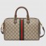 Gucci Ophidia GG Medium Top Handle Bag in Beige GG Canvas