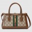 Gucci Jackie 1961 Small Tote Bag in Beige GG Supreme Canvas