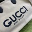 Gucci Medium Tote Bag in Canvas with Blue Gucci Print