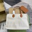 Gucci Medium Tote Bag in Canvas with Brown Gucci Print