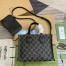 Gucci Ophidia GG Medium Tote Bag in Black GG Denim