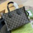 Gucci Ophidia GG Medium Tote Bag in Black GG Denim