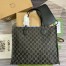Gucci Ophidia GG Large Tote Bag in Black GG Denim