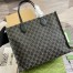 Gucci Ophidia GG Large Tote Bag in Black GG Denim