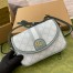 Gucci Ophidia GG Mini Shoulder Bag in Dusty Blue Supreme Canvas