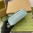 Gucci Ophidia GG Mini Shoulder Bag in Dusty Blue Supreme Canvas