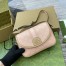 Gucci Ophidia GG Mini Shoulder Bag in Dusty Pink Supreme Canvas
