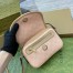 Gucci Ophidia GG Mini Shoulder Bag in Dusty Pink Supreme Canvas