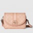Gucci Ophidia GG Mini Shoulder Bag in Dusty Pink Supreme Canvas