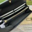 Gucci Continental Wallet in Black GG Leather