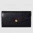 Gucci Continental Wallet in Black GG Leather