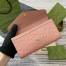 Gucci Continental Wallet in Rose Beige GG Leather