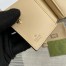 Gucci Trifold Wallet in Light Beige GG Leather