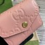Gucci Trifold Wallet in Rose Beige GG Leather