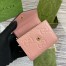 Gucci Trifold Wallet in Rose Beige GG Leather