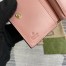 Gucci Trifold Wallet in Rose Beige GG Leather