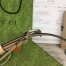 Gucci Interlocking G Belt 25MM in Beige Leather