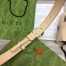 Gucci Interlocking G Belt 25MM in Beige Leather