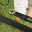 Gucci Interlocking G Belt 25MM in Black Leather
