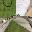 Gucci Interlocking G Belt 25MM in White Leather