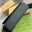 Gucci Messenger Bag in Black GG Rubber-effect Leather