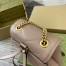 Gucci GG Marmont Mini Backpack in Rose Beige Matelasse Leather