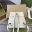 Gucci GG Marmont Mini Backpack in White Matelasse Leather