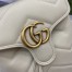 Gucci GG Marmont Mini Backpack in White Matelasse Leather