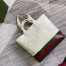 Gucci Medium Tote Bag in Canvas with Embossed Detail