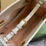 Gucci GG Marmont Small Tote in White Chevron Calfskin