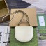 Gucci Horsebit 1955 Mini Top Handle Bag in White Calfskin