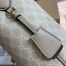 Gucci Ophidia GG Medium Shoulder Bag in White GG Canvas