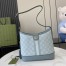 Gucci Ophidia GG Small Shoulder Bag in Dusty Blue Supreme Canvas