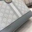 Gucci Ophidia GG Small Shoulder Bag in Dusty Blue Supreme Canvas